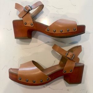 Lucky Brand Open Toe Heels (Size 10)